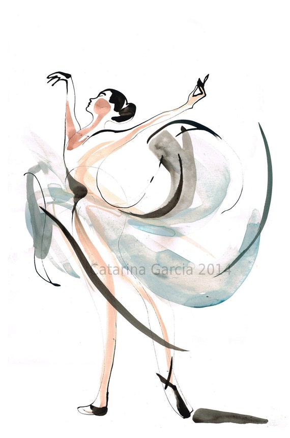 Dance Drawing Series Ballet Print