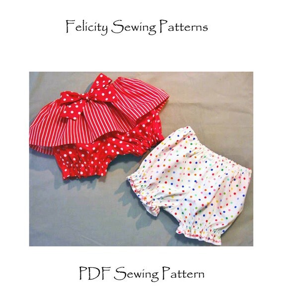 Baby sewing pattern FANCY PANTS pdf sewing pattern for babies