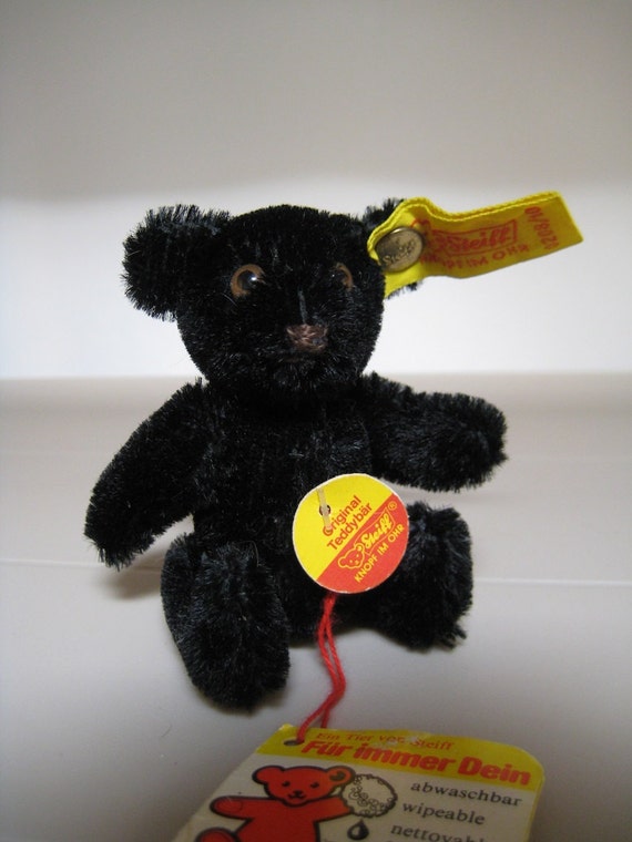 steiff bear black