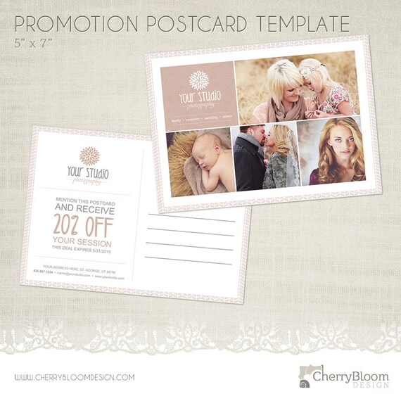 Promotional Postcard Template promotion postcard template for photographers p02