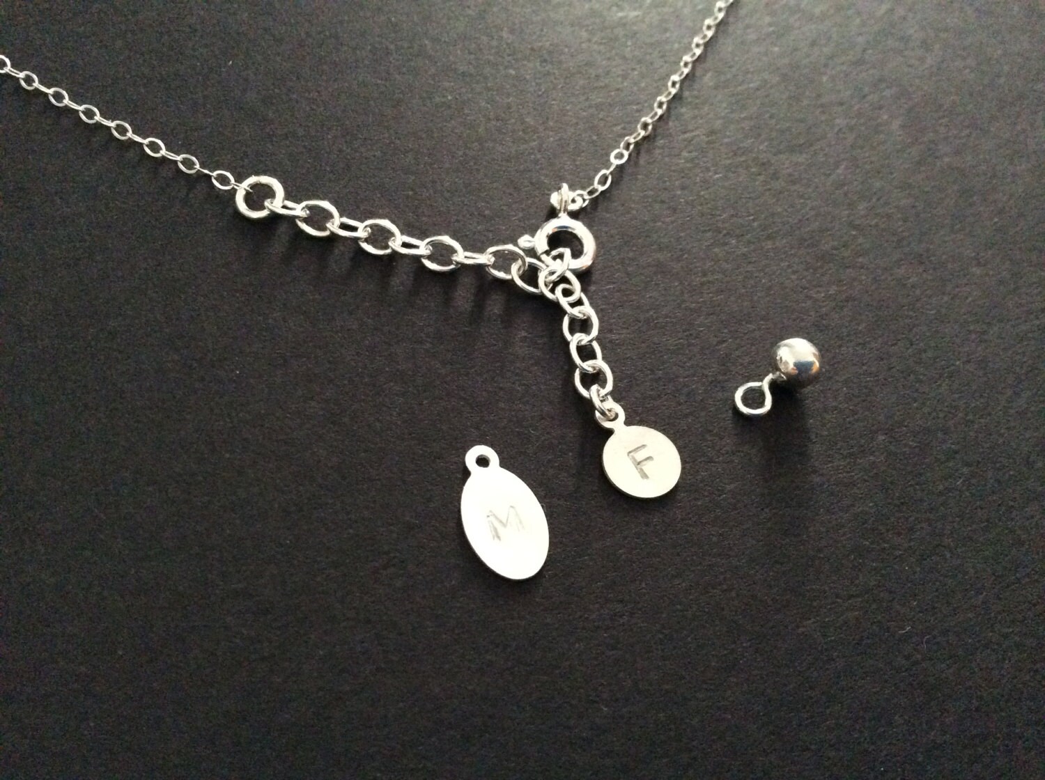 Necklace Extender Add on Sterling Silver Extension Chain by NKDNA