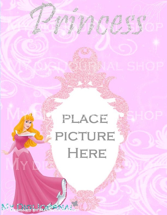 Personalized Princess Aurora Frame on High Quality Digital