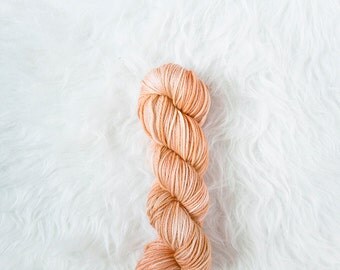 peaches and cream - worsted weight yarn - 100% superwash merino wool