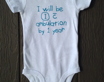 Physical therapy PT baby bodysuit ambulation
