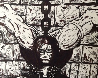 report c&a sales Artwork Barbarian Comic Conan the Original Art