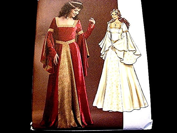 Butterick Historical Womens Medieval Renaissance Dress Pattern