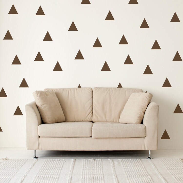 Triangle Wall Decals Large Triangle Decals by michellechristina