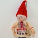 Hanging Ornament Guitar Playing Art Doll