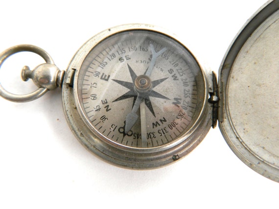 Vintage 1940S Wittnauer Us Military Compass