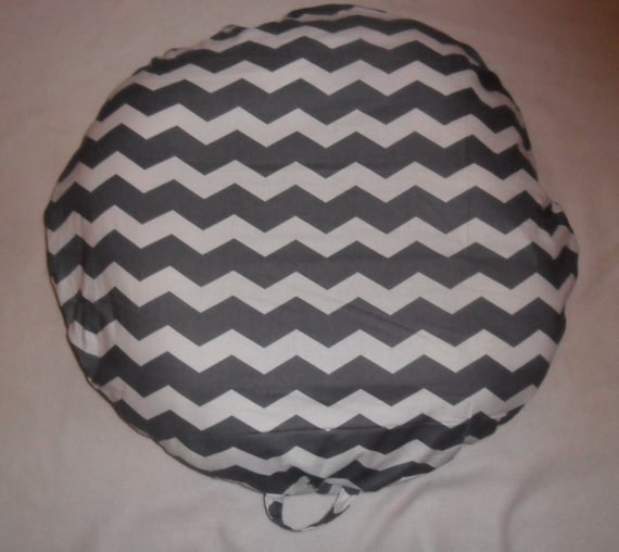 Gray Chevron Pillow Cover Fits Boppy Newborn Lounger CHOICE OF