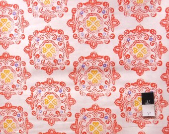 Ty Pennington PWTY016 Impressions Fall 11 Delhi Orange Cotton Fabric 1 Yard