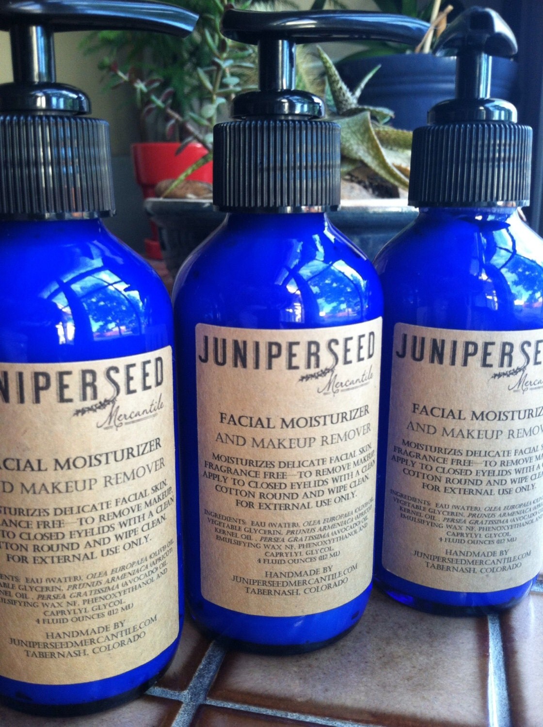 4 Ounce Facial Moisturizer and Eye Makeup Remover Free of