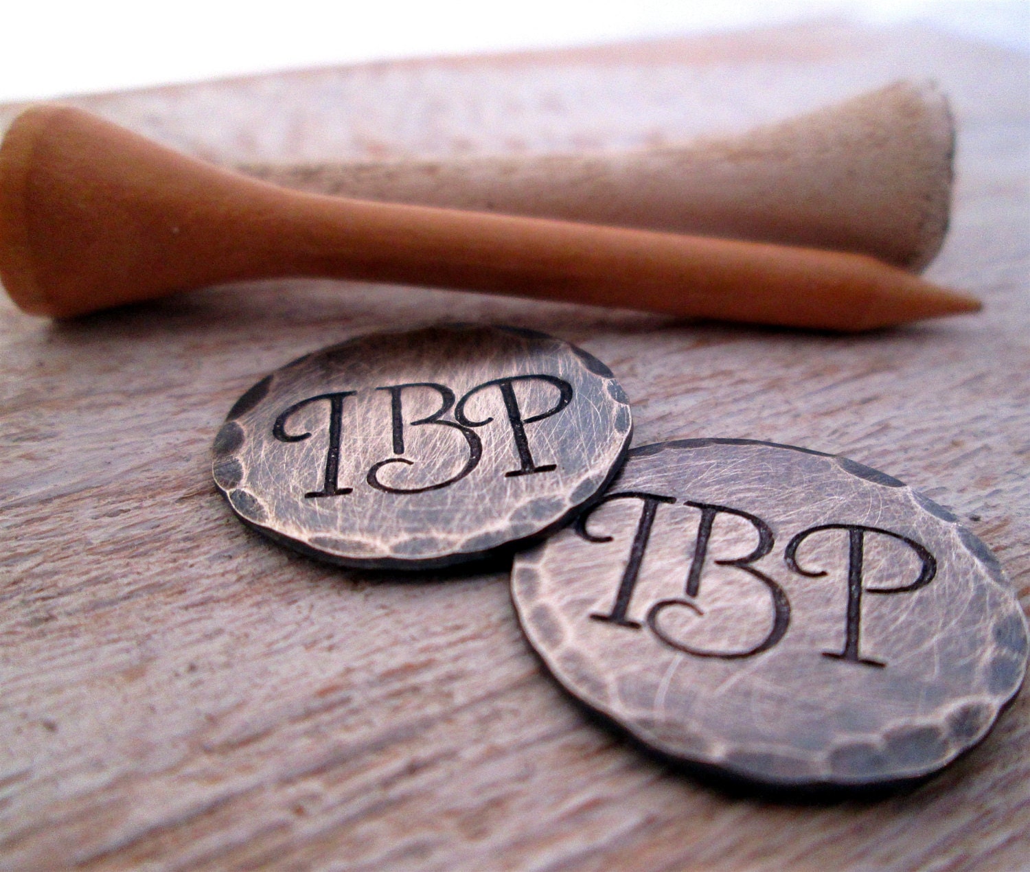 Personalized Golf Ball Markers set of 2 Groomsman Gift