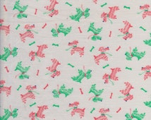 Popular items for scottie dog fabric on Etsy