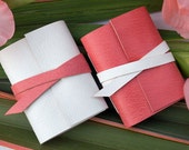 Leather Mini Journal: Blush Pink Little Notebook, gifts for her, Wedding Favor or Party gift. Handmade in goatskin ships worldwide.