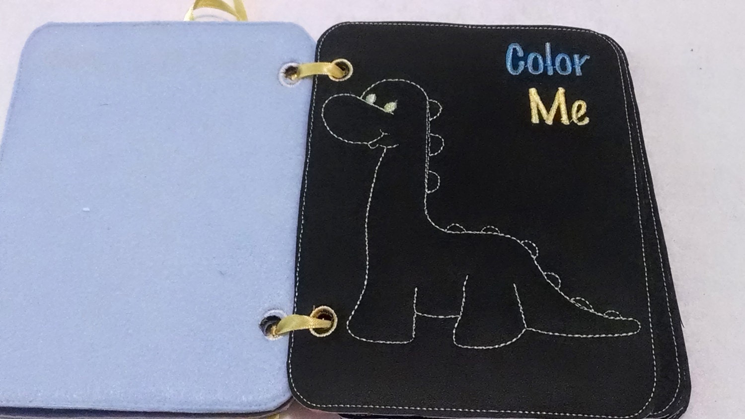 SALE Reusable chalkboard coloring book activity book felt