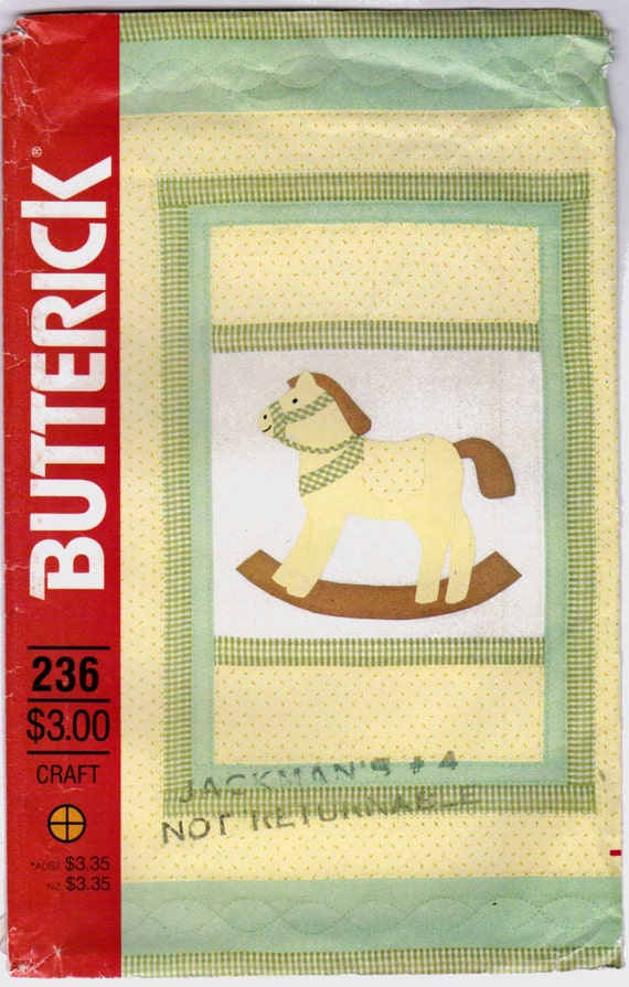 Rocking Horse Baby Quilt Pattern