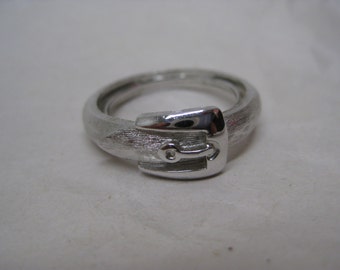 Belt Silver Ring Vintage Avon Adjustable