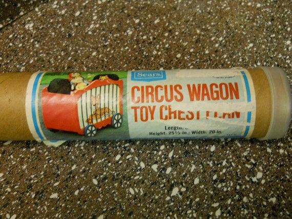 circus wagon toy box