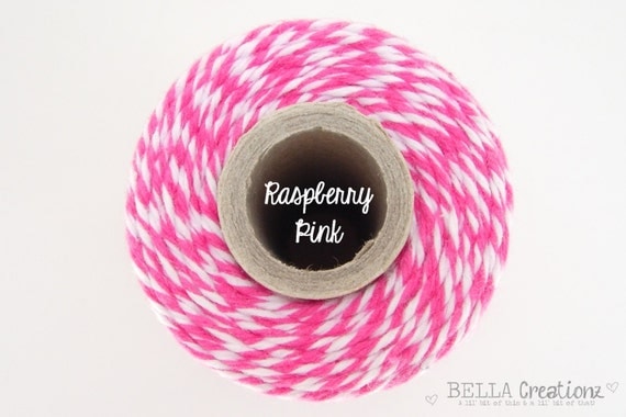 SALE - Raspberry Pink Bakers Twine by Timeless Twine