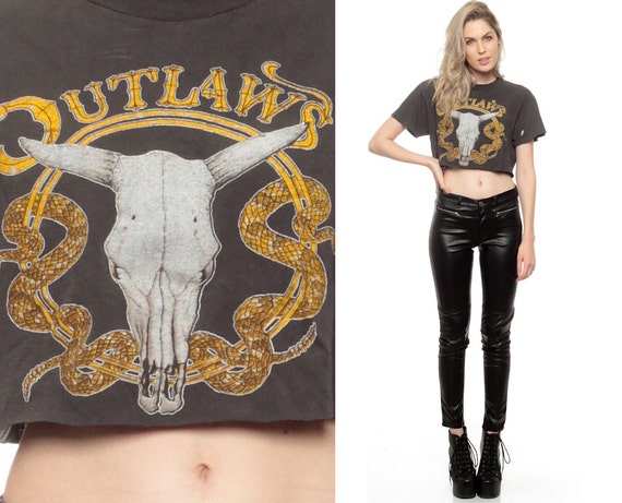 Outlaw Biker T-Shirt Mit Totenkopf | Motorrad Shirt Für Chopper & Rocker