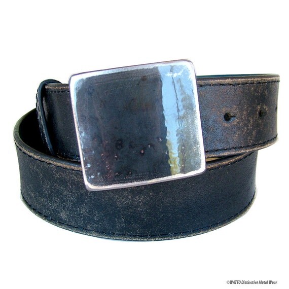 Square Belt Buckle by WATTO Distinctive Metal Wear