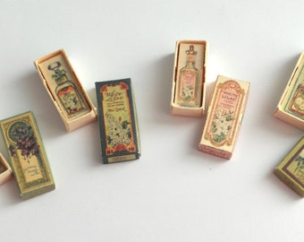 1/12 Scale Miniature Vintage Perfume Boxes