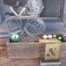 2 vintage wire cloches, repurposed wire gutter caps, wire domes, wire cages, primitive, farmhouse, cottage, rustic, silver, diy, holiday