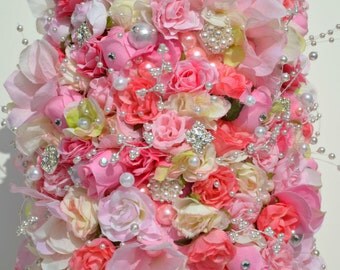 Dog Harness, English Rose Garden