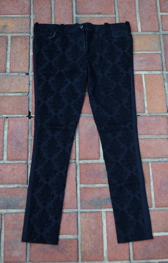 velvet stretch jeans