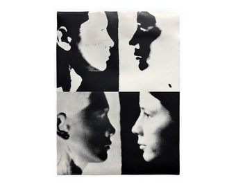 Keith Sonnier "Positive-Negative" poster, c.1970. Graphic design education by Reinhold Visuals