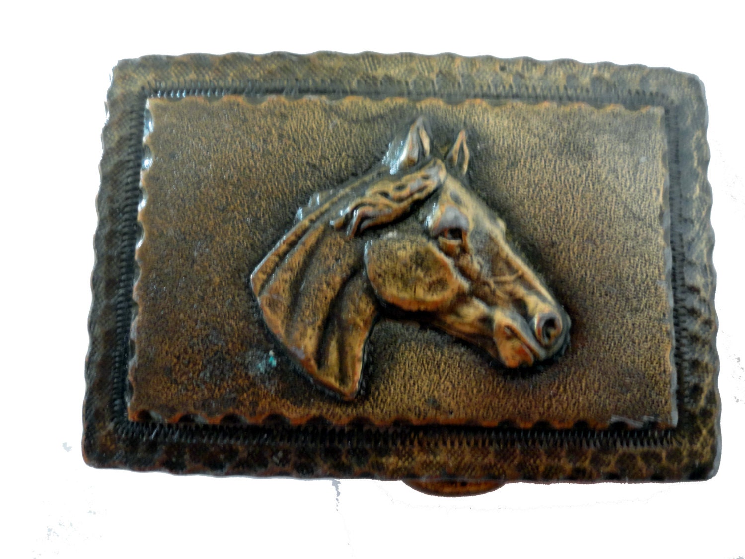 VintageTrafficUSA: vintage HORSE BeLT BuCKLE LoT stallion metal luck
