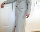 Mother-of-the Bride or Groom Silver Gray Dress - Size 12