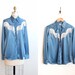 SALE / Vintage 1970s country girl fringed blouse