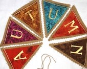 Burlap Bunting - Autumn in Jewel Tones Il_170x135