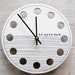 ceramic porcelain clock 8.25 be here now. IN STOCK