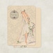 Bridal Shower Thank You Cards set of 10 Vintage Inspired Blushing Bride