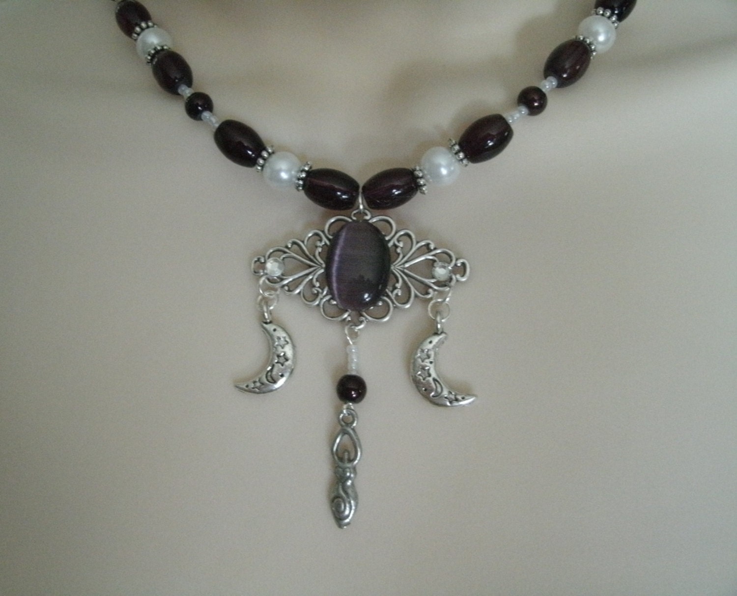 Goddess Hecate Necklace wiccan jewelry pagan jewelry wicca