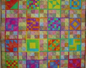Wall Art Quilt - Unititled, Hand-Dyed