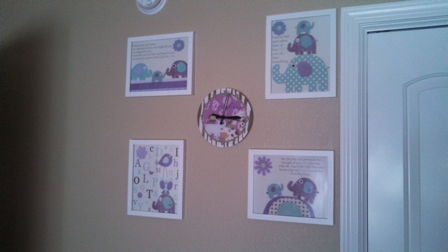 Girl Room Elephant Nursery Decor: Baby Girl Room by DesignByMaya