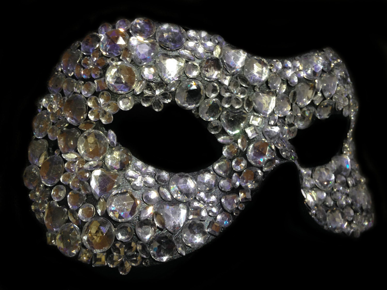 Jewelled Crystal Eye Mask