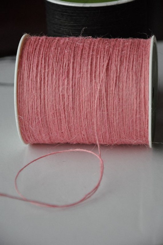 Pink Burlap String 20 yards