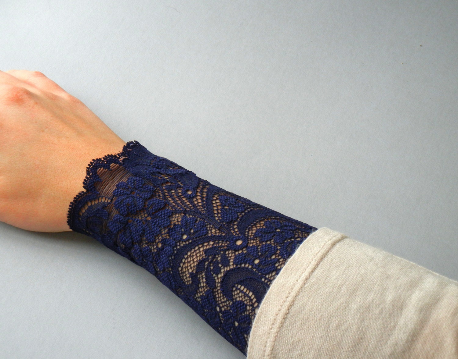 Lace Cuff Sleeve Extender Wrist Cuff Lace Sleeve