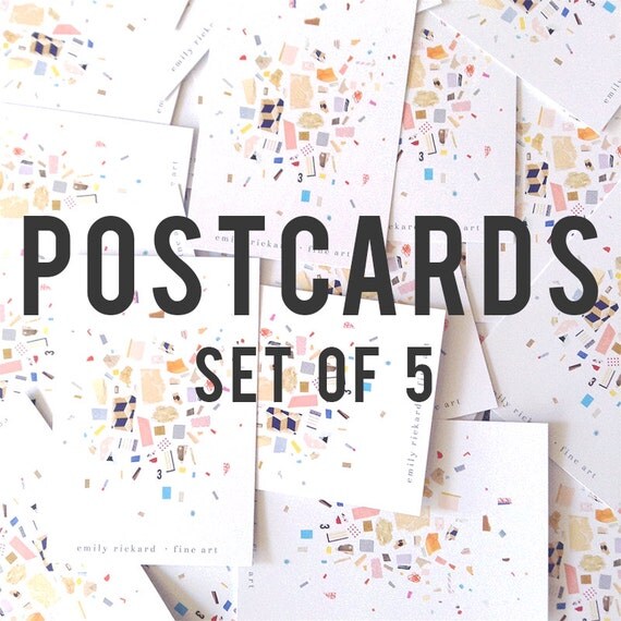 Items similar to Postcards Set of 5 Fine Art Postcard 4x6 Size Prints