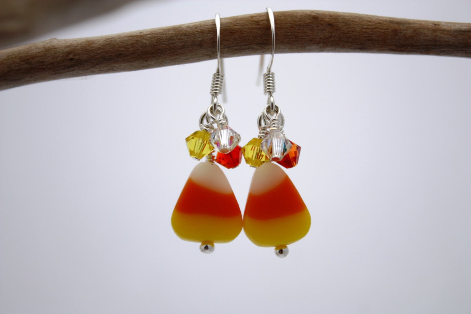 Candy Corn Earrings Halloween Jewelry Candy Corn Jewelry