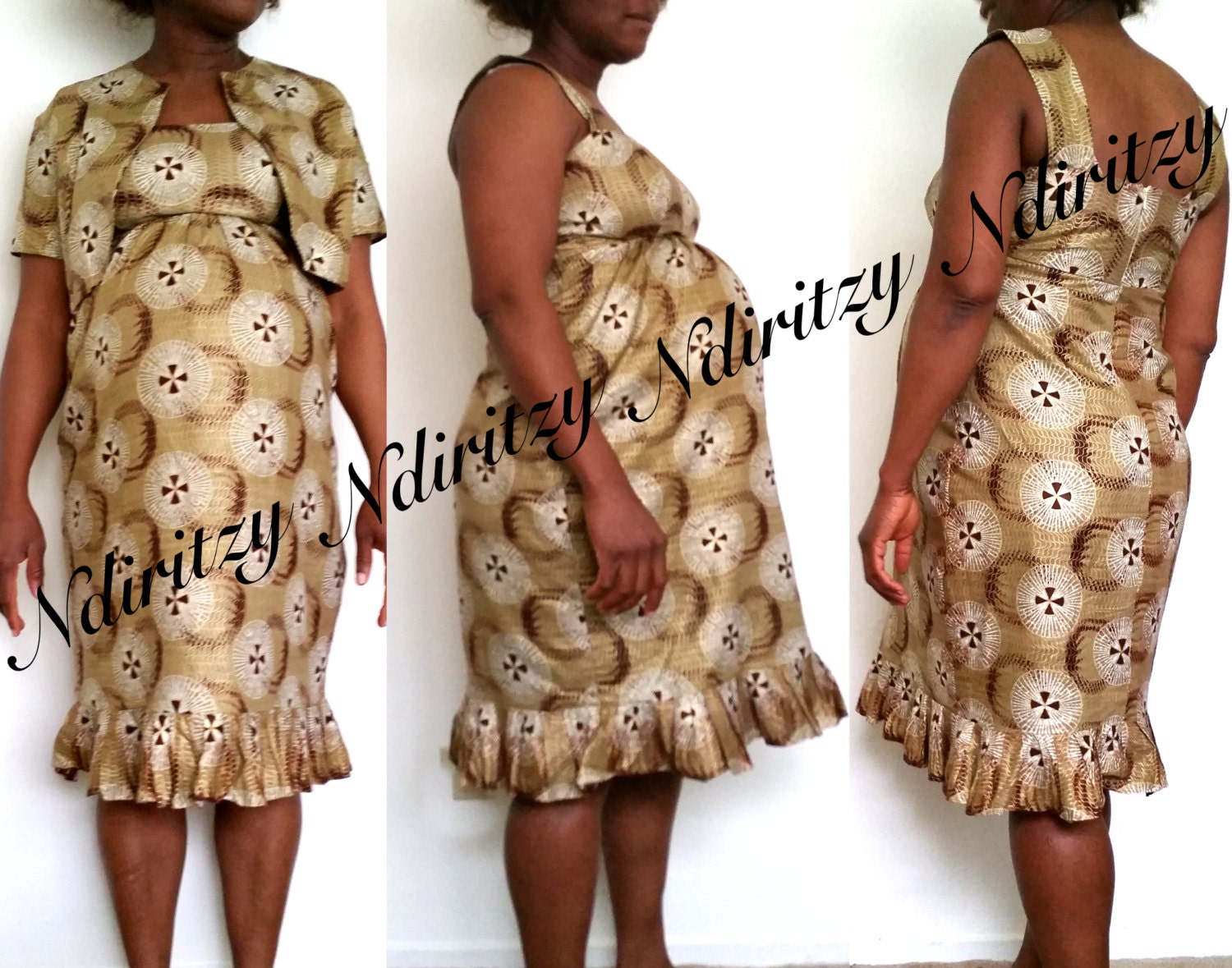 maternity wear african print