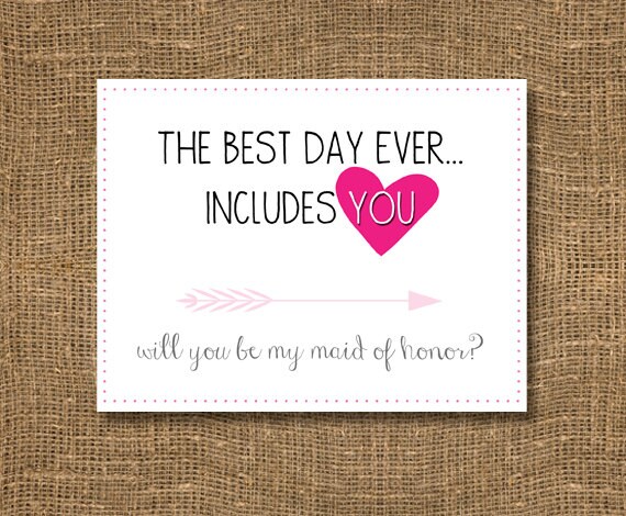 Maid Of Honor Invitation Wording 6