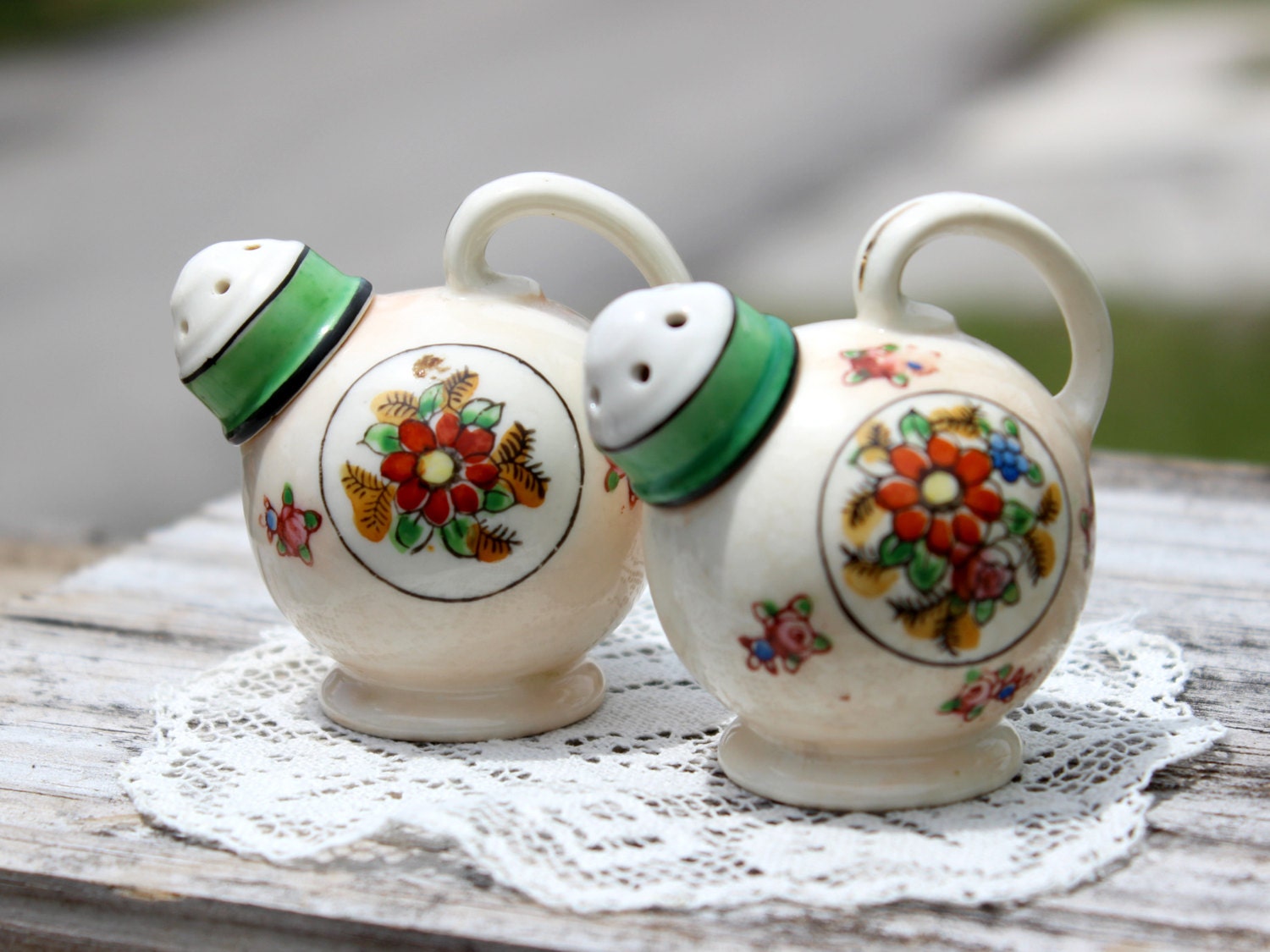 Salt and Pepper Shakers Made in Japan Teapot Shakers