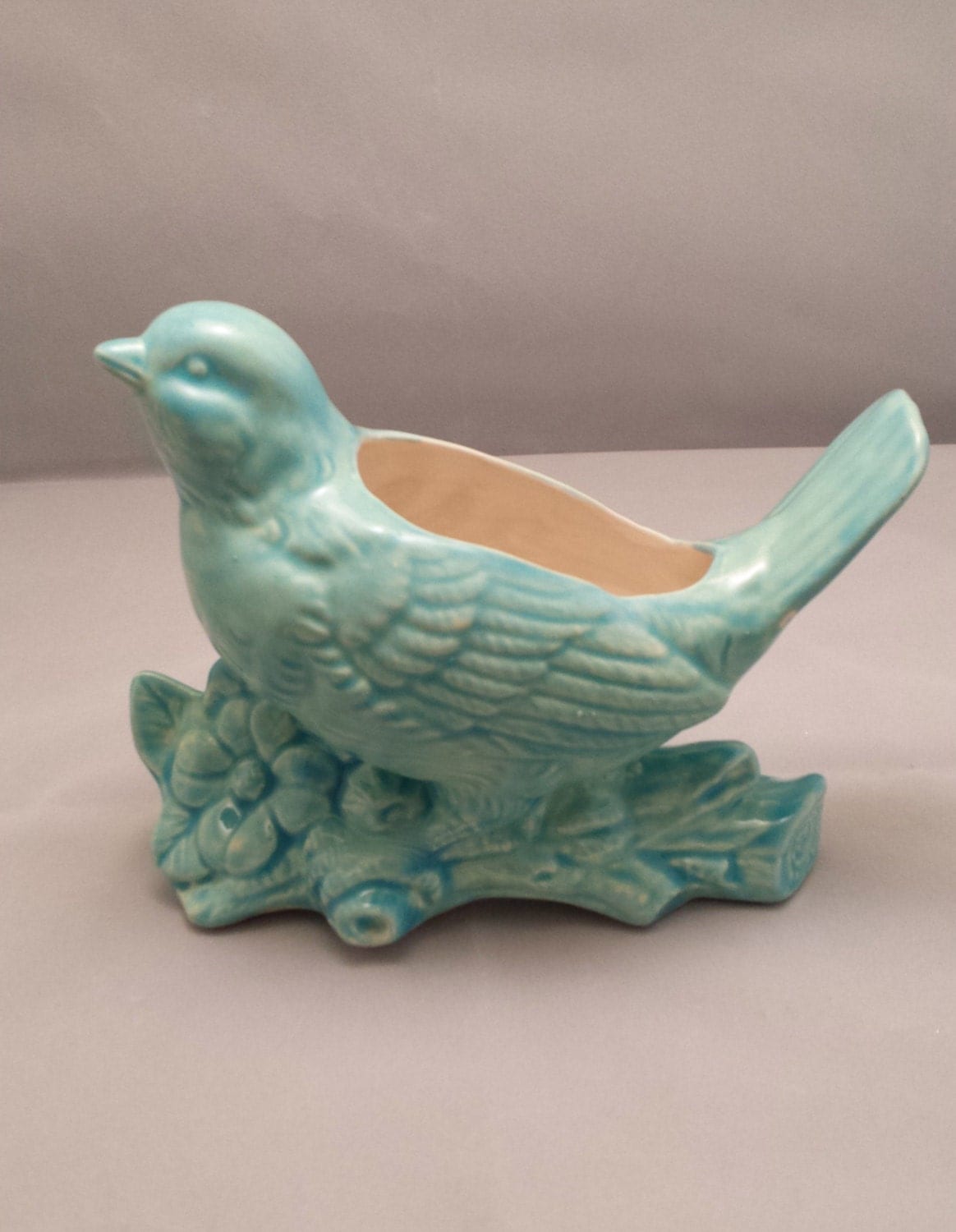 Bird Planter Aqua Vase Vintage Ceramic Planter Home Decor