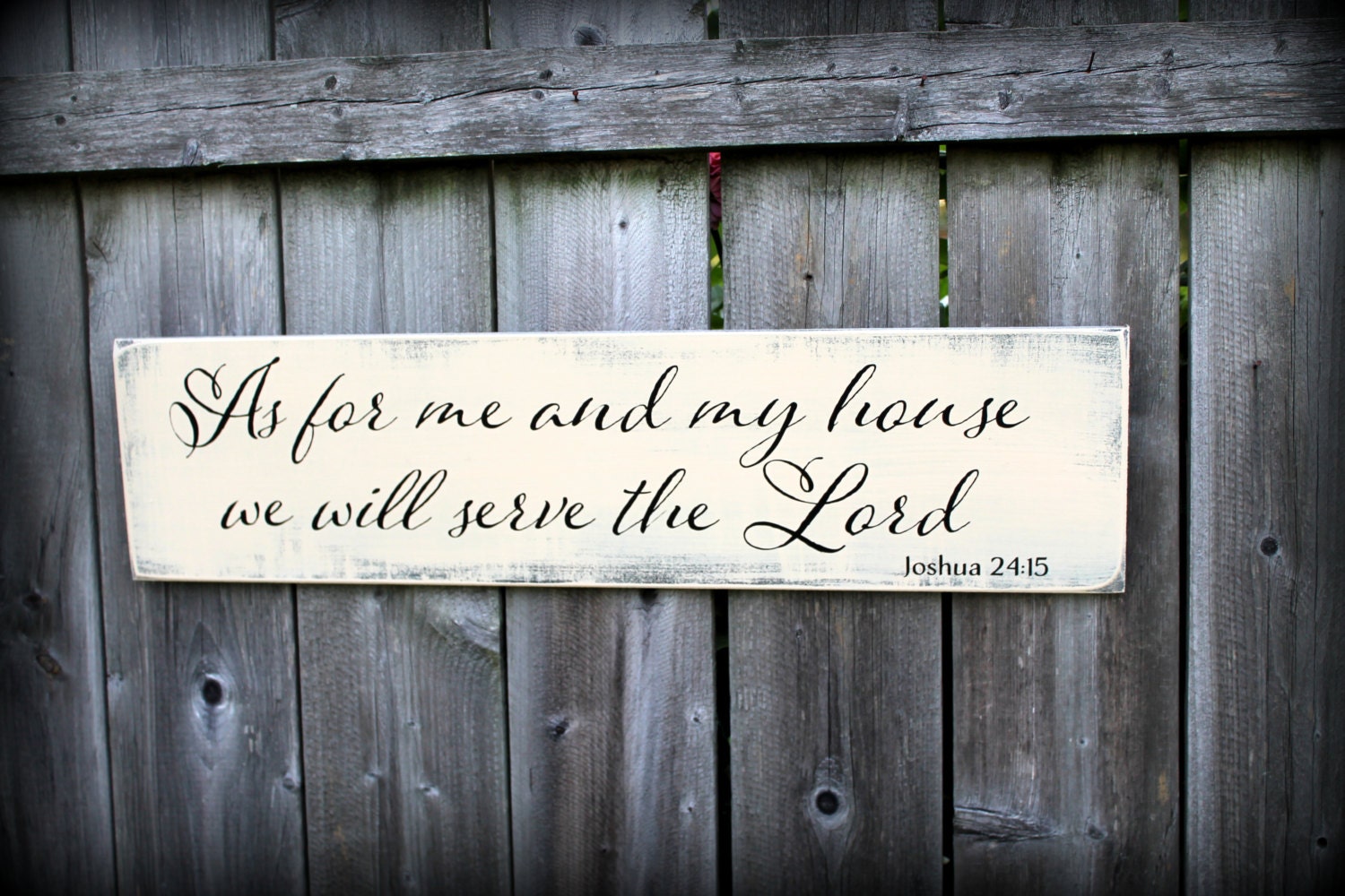 as for me and my house